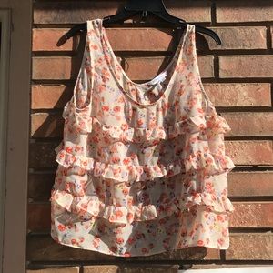 BCBGeneration blouse multi color, ruffles